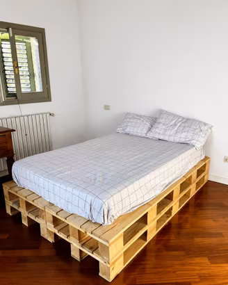 Base letto una piazza e ½ in pallet