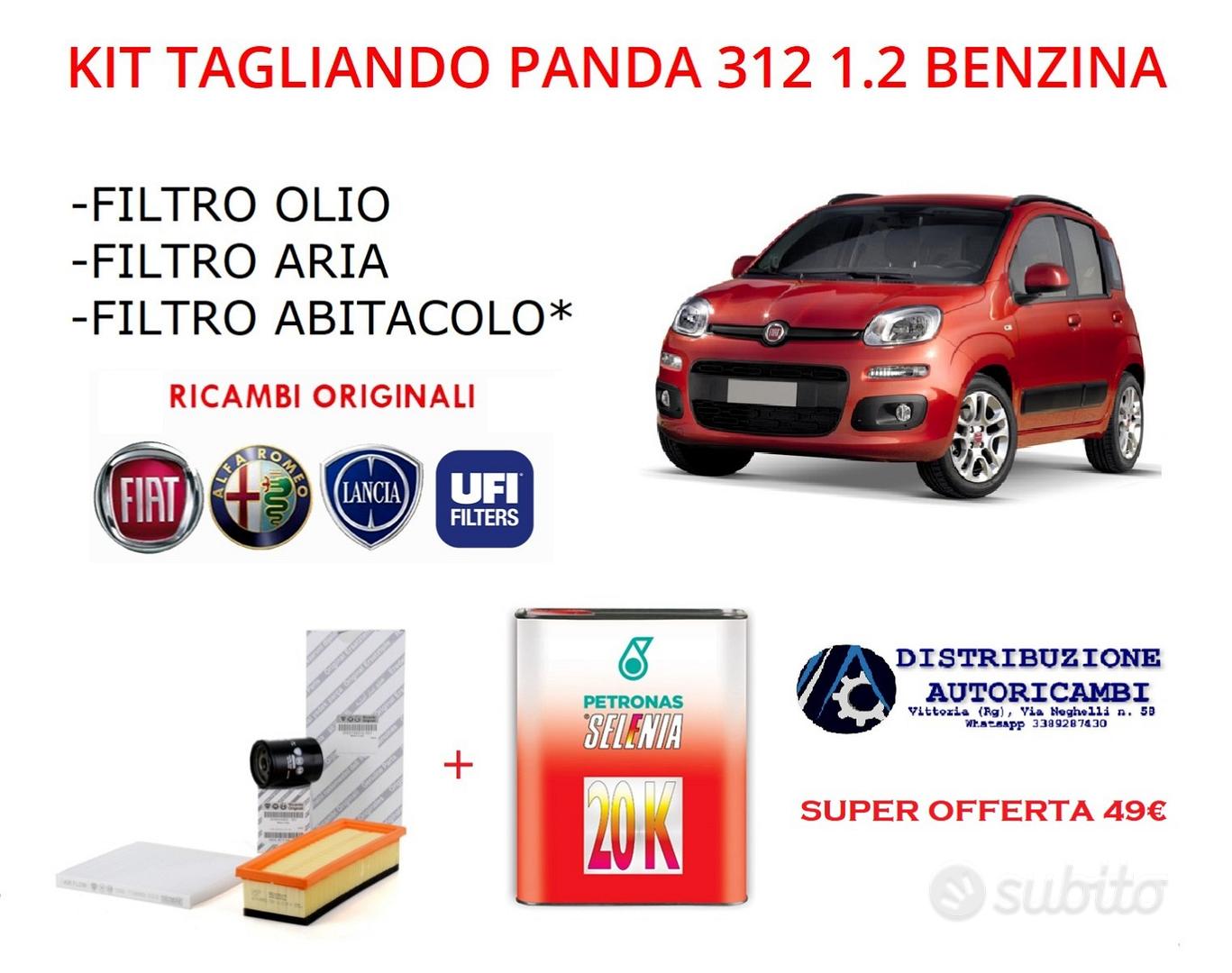 DISTRIBUZIONE AUTORICAMBI - Kit tagliando panda 312 1.2 benzina + 3lt olio  sel - Accessori Auto In vendita a Ragusa - Subito