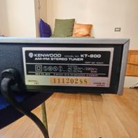 kenwood quartz synthesizer stereo tuner kt 800