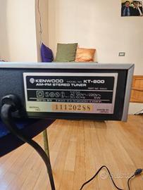 kenwood quartz synthesizer stereo tuner kt 800