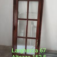Finestra in legno doppio vetro con vetrocamera