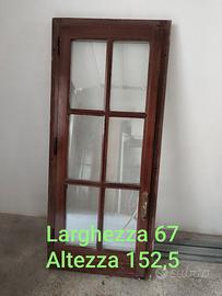 Finestra in legno doppio vetro con vetrocamera