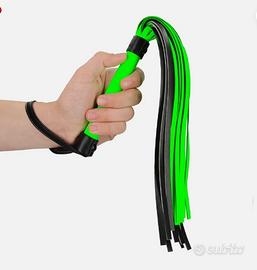 Frusta gioco in similpelle fluorescente