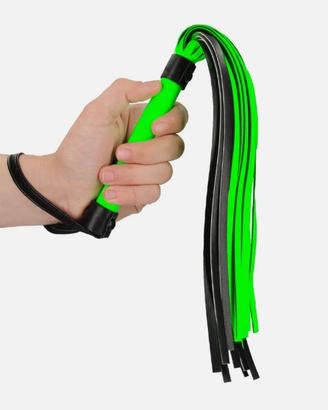 Frusta gioco in similpelle fluorescente