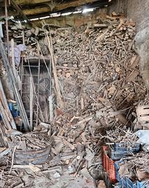 Lotto di Legna mista SECCA e TAGLIATA svuoto tutto