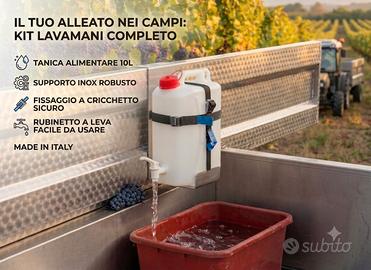 kit lavamani per vasca uva rimorchio 