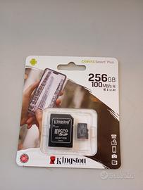 scheda micro SD 256Gb kingston