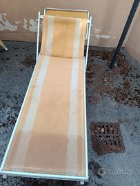 🌞 2 Lettini da spiaggia/campeggio pieghevoli