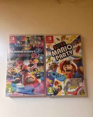 SWITCH Mario Kart 8 deluxe + Super Mario Party