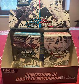 📦 Bundle coppia Pokémon – Luce Nera & Fuoco Nero