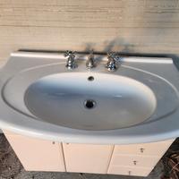 mobile lavabo con 3 cassetti e 1 sportello