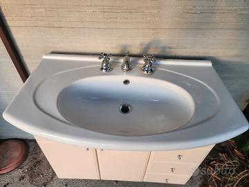 mobile lavabo con 3 cassetti e 1 sportello