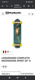  longboard completo moonshine Spirit 34"U