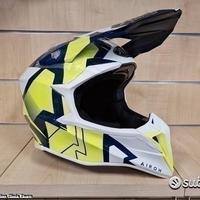 AIROH Casco Cross Wraap - Raze - Blue