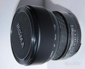 OBIETTIVO SIGMA AF 14mm Grandangolo per NIKON