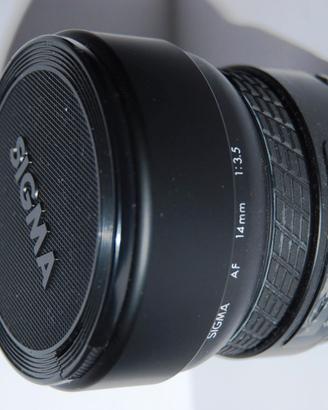 OBIETTIVO SIGMA AF 14mm Grandangolo per NIKON