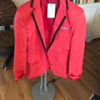 Giacca rossa da spettacolo unisex