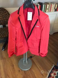 Giacca rossa da spettacolo unisex