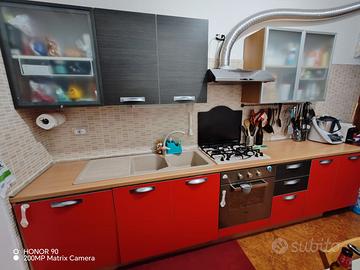 Camera da letto cucina salotto soggiorno