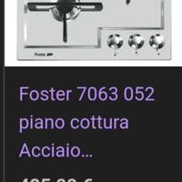 Piano cottura. gas metano, 3 fuochi 