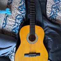 Chitarra classica + accordatore + tracolla
