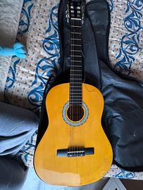 Chitarra classica + accordatore + tracolla