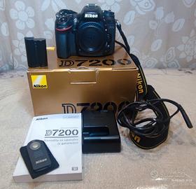 Nikon D 7200 solo corpo