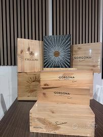 Lotto vini in casse legno Frescobaldi top