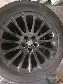cerchi da 16 neri  com gomme nuove