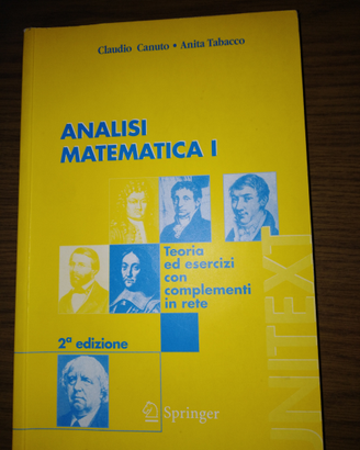 Analisi matematica I. Canuto e Tabacco