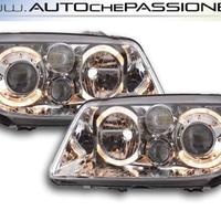 Coppia fanali fari angel eyes VW BORA 1998&gt;2005