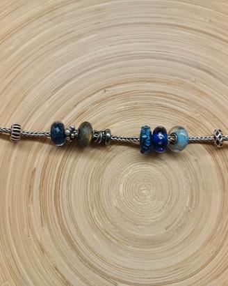 Trollbeads argento originale 
bracciale