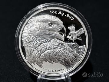 1 oncia 1OZ argento Samoa 2023 - Aquila Reale