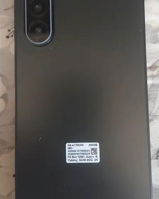 samsung galaxy a17 5g black 256+ 8gb + cover