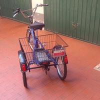 Bicicletta elettrica a tre ruote
