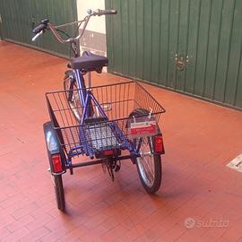 Bicicletta elettrica a tre ruote