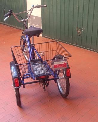 Bicicletta elettrica a tre ruote
