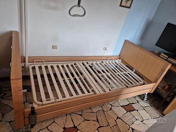 letto ospedaliero motorizzato + materasso