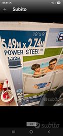 piscina bestway 5,49x2.74 NUOVA 