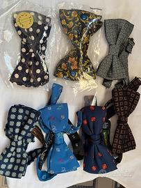 Papillon 7 pura seta farfalla fissa cinturino rego