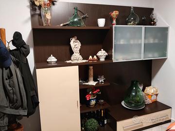 parete attrezzata come nuova 