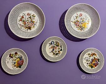Decorazione parete shabby chic ceramica