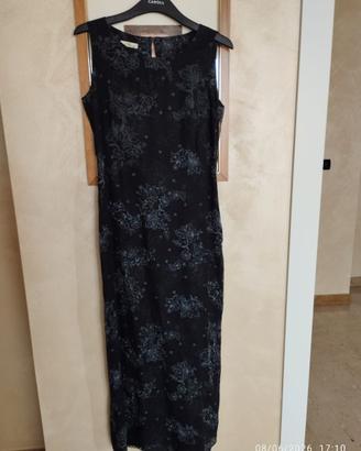 Vestito lungo in seta
