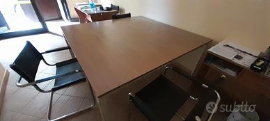 tavolo da riunioni ufficio con sedie