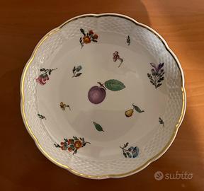 Piatto decoro Italian Fruit Ginori mod. Ozier