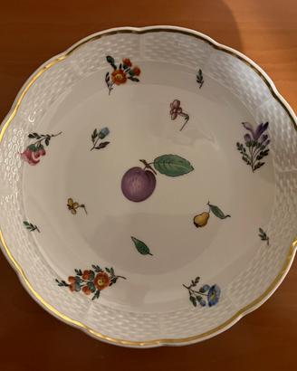 Piatto decoro Italian Fruit Ginori mod. Ozier