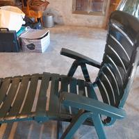 sedia sdraio da giardino 