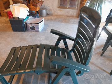 sedia sdraio da giardino 