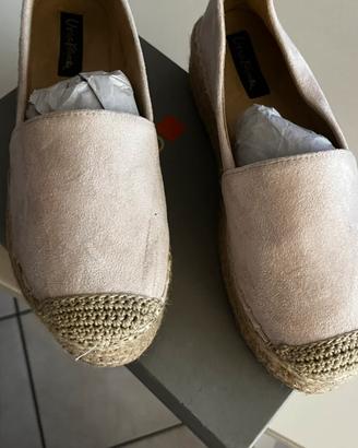 Espadrillas camoscio beige con zepoan.39