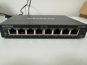 Switch Netgear GS308E - 8 Gigabit Managed Plus